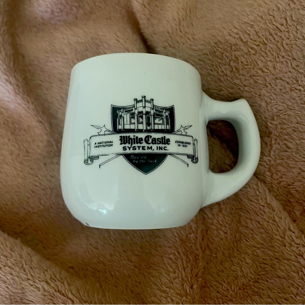 Vintage, collectors, White castle coffee mug.